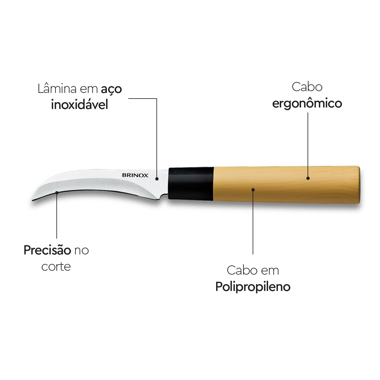 Faca para Legumes 3 1/2" - Samurai 3" - Imagem 4